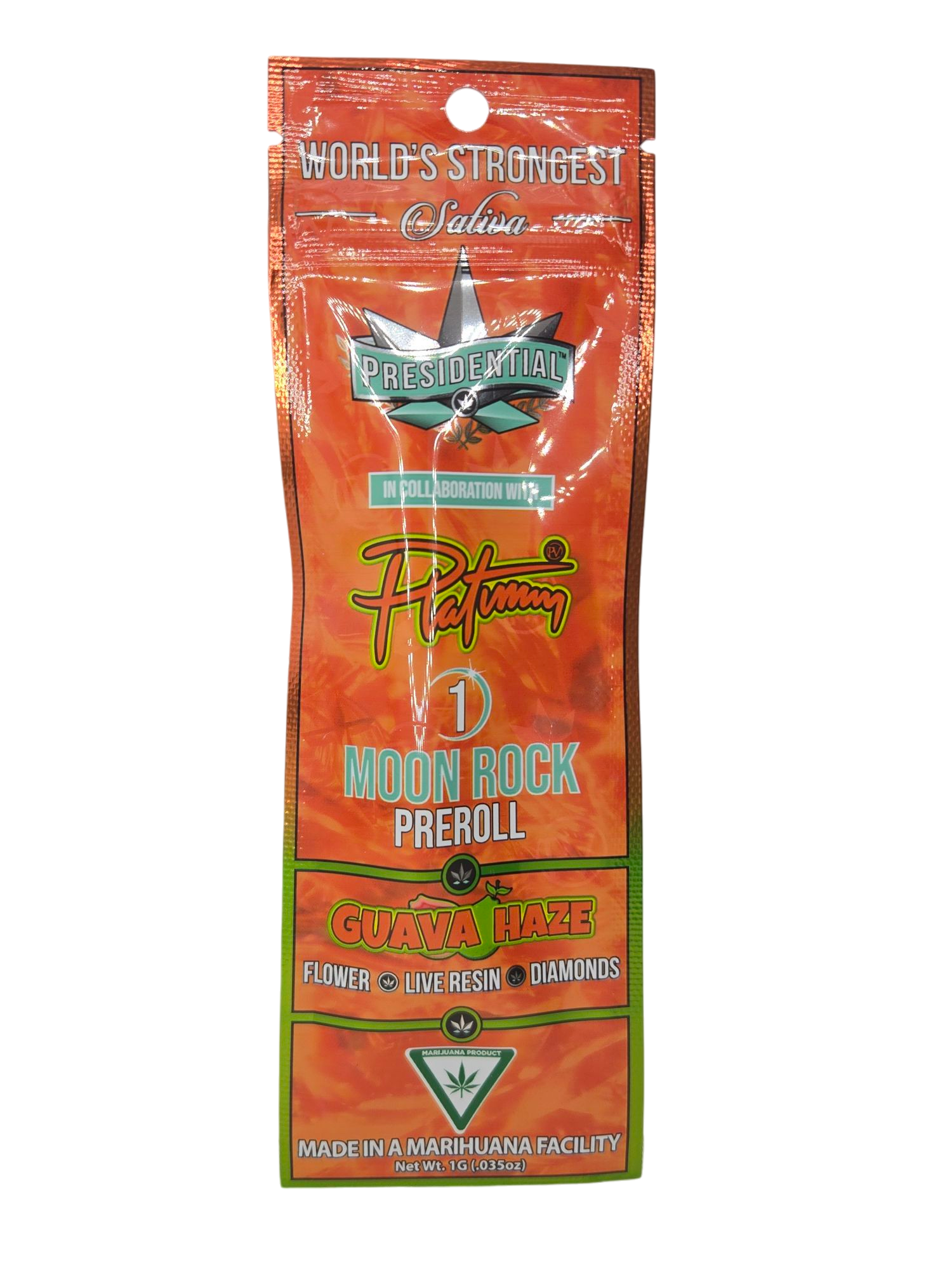 Photograph of product: Guava Haze | 1g Presidential Preroll