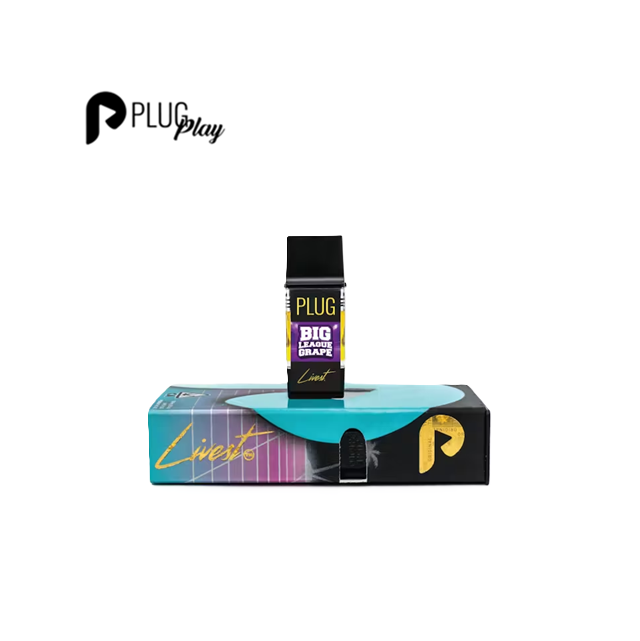 Photograph of product: BIG LEAGUE GRAPE LIVE RESIN 1G POD