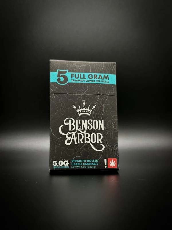 Photograph of product: Benson Arbor - Perfect Triangle Preroll 5pk (I)