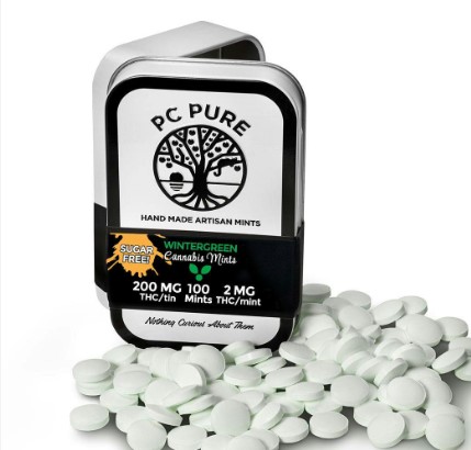 Photograph of product: PC Pure - Peppermint Mints