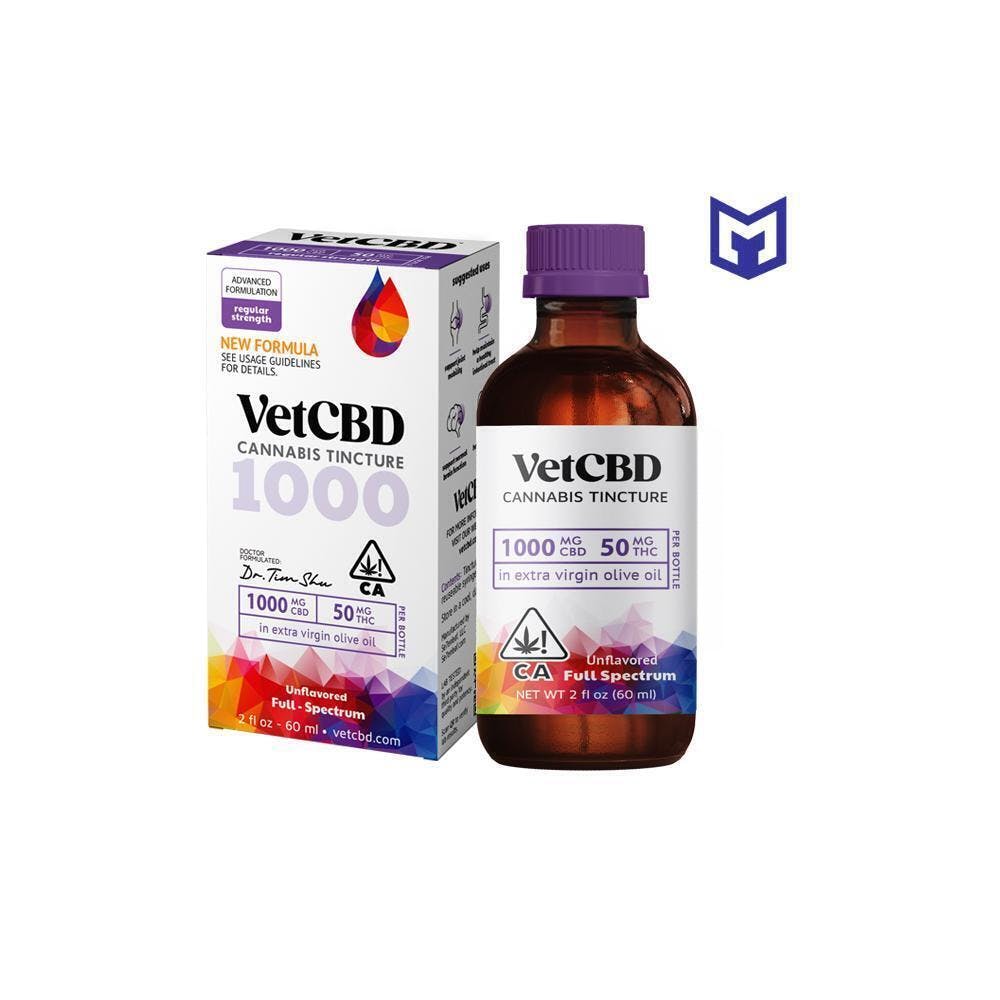 Photograph of product: VetCBD- Tincture 1000mg