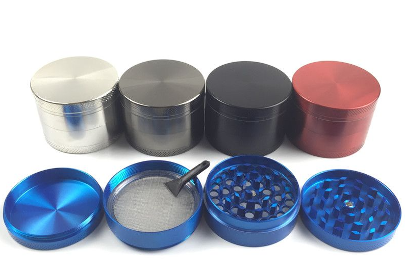 Photograph of product: 63mm Zinc 4 pc Grinder | Assorted Colors