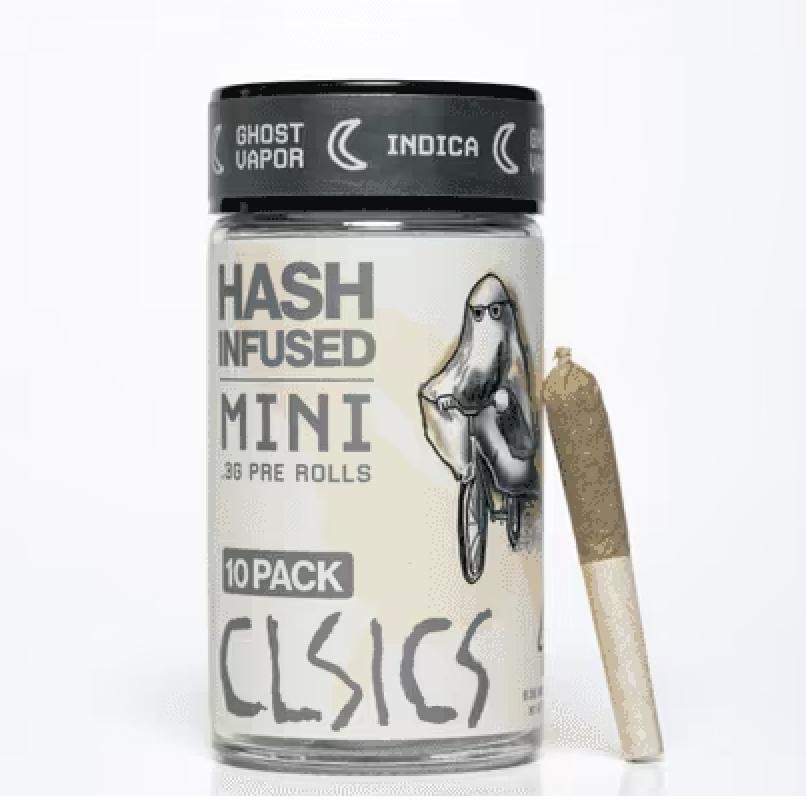 Photograph of product: Ghost Vapor (I) Dog Walkers au chocolat INFUSED PREROLLS 10pk - CLSICS