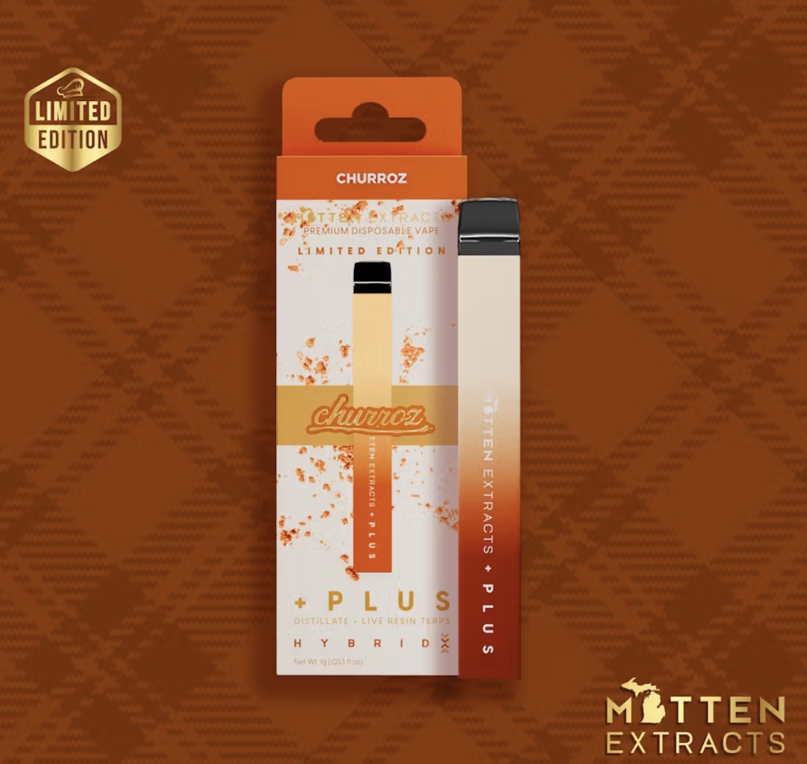 Photograph of product: AU Mitten: Churroz 1g Disposable (H)