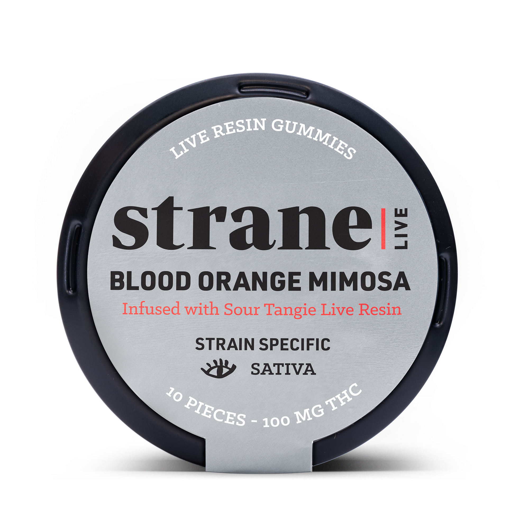 Photograph of Product: Blood Orange Mimosa Live Resin Infused Gummies [10pk] (100mg THC)