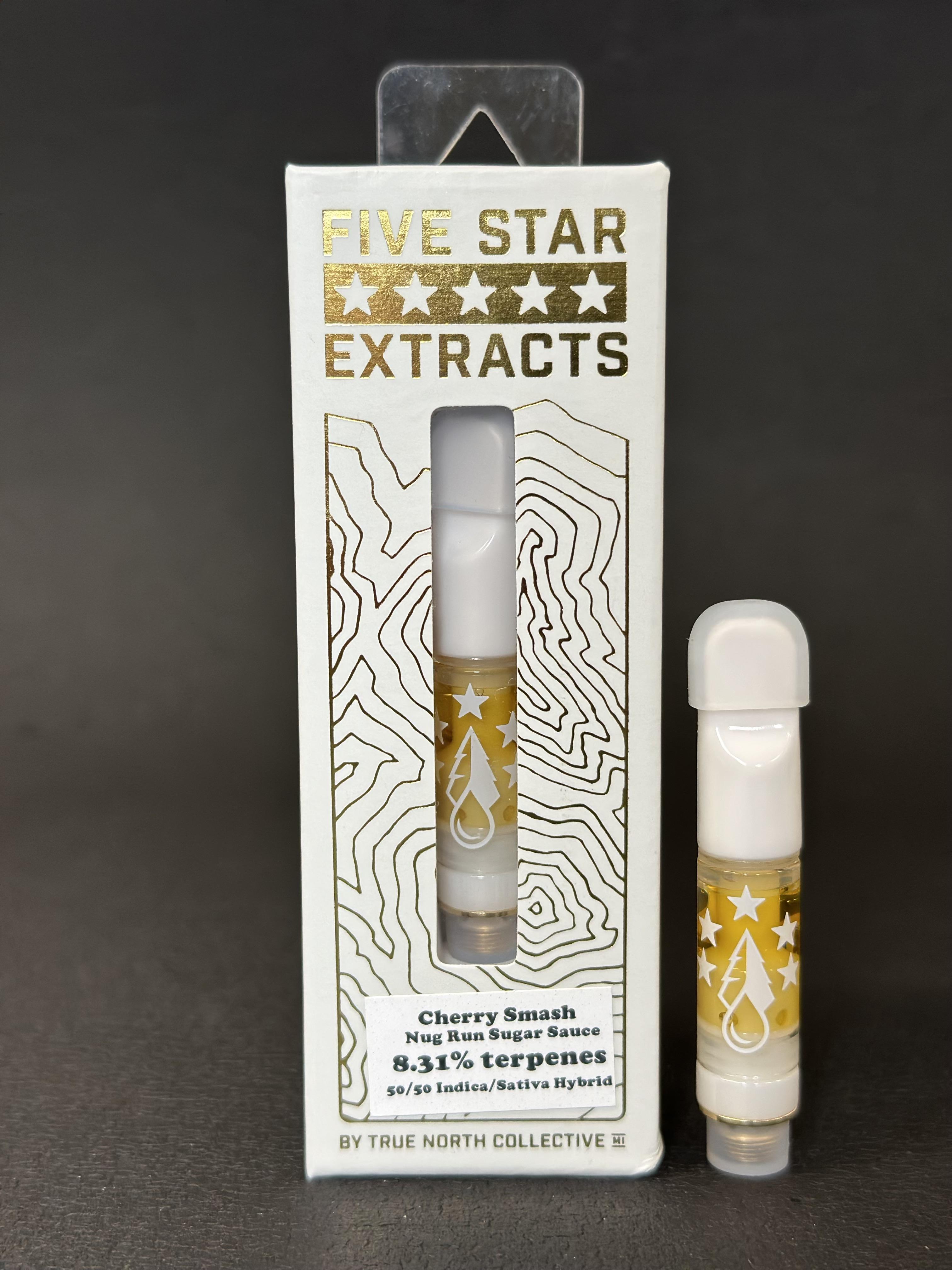 Photograph of product: Five Star Extracts | Cured Resin Cart | Cherry Smash