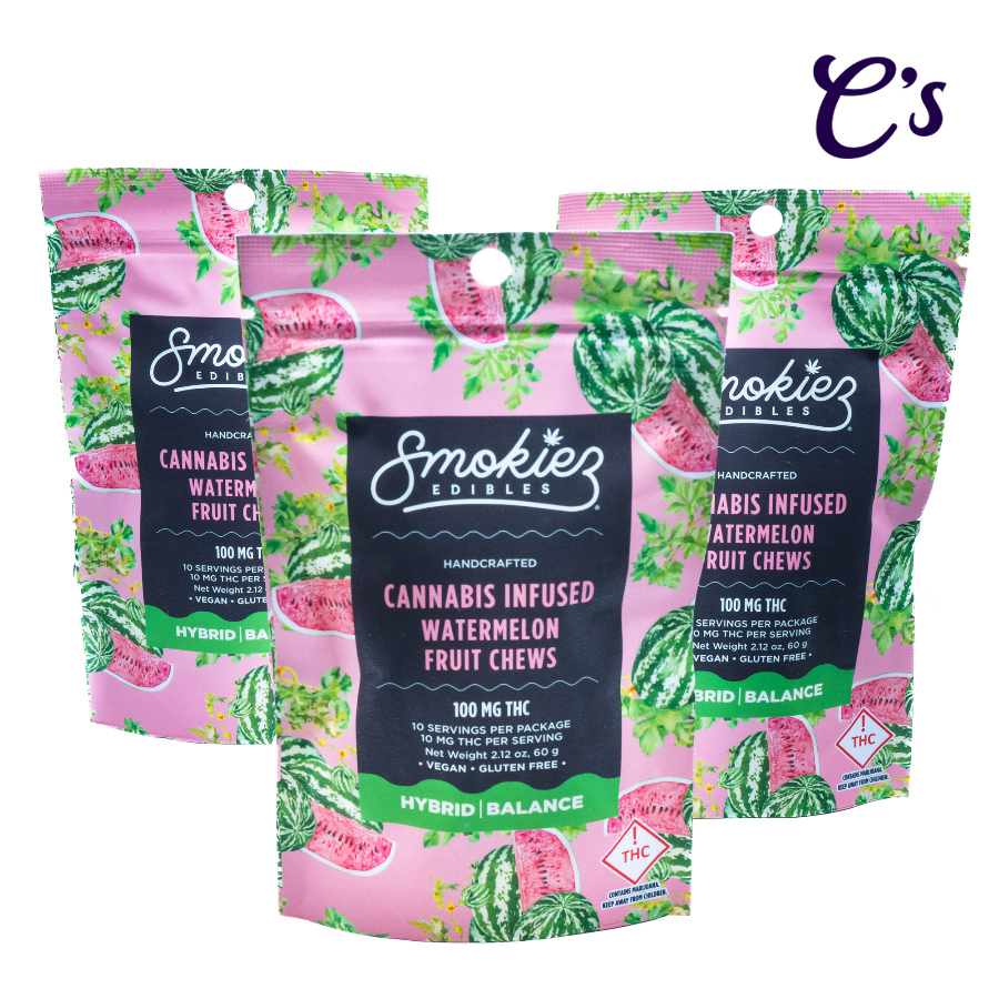 Photograph of product: Smokiez | Gummie (H) Sour Watermelon 100mg
