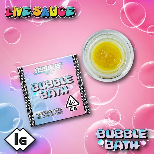 Photograph of product: SLUGGERS - Concentrate - Bubble Bath - Live Sauce - 1G