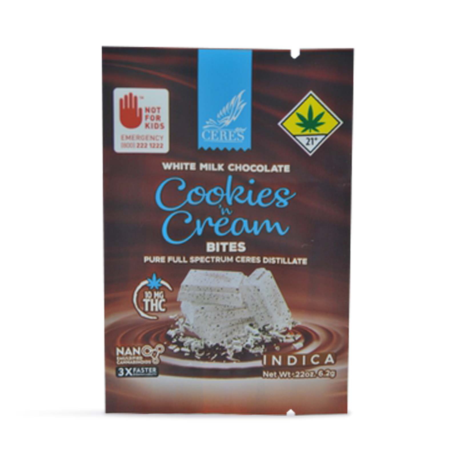 Photograph of product: Cookies 'N Cream Bite Oui'd | 10mg