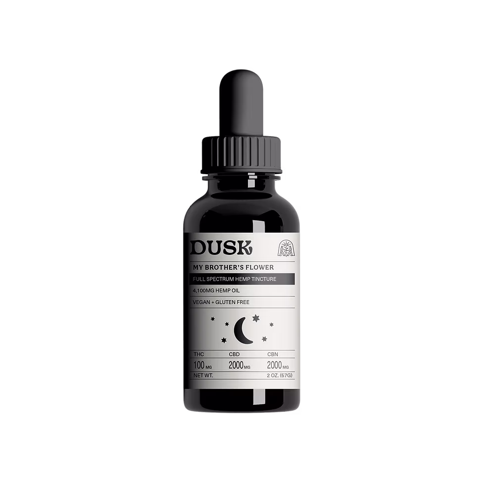 Photograph of product: My Brothers Flower - Dusk Rosin Tincture - TH-oui:CBD:CBN