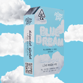 Photograph of Product: Blue Dream (S) Live Resin HTE ALL-IN-ONE Vape 1g - Micro Bar