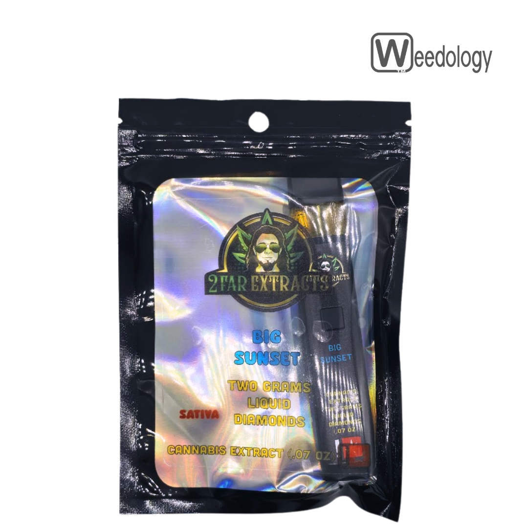 Photograph of product: 2 Far Extracts 2g BIG SUNSET LD AIO