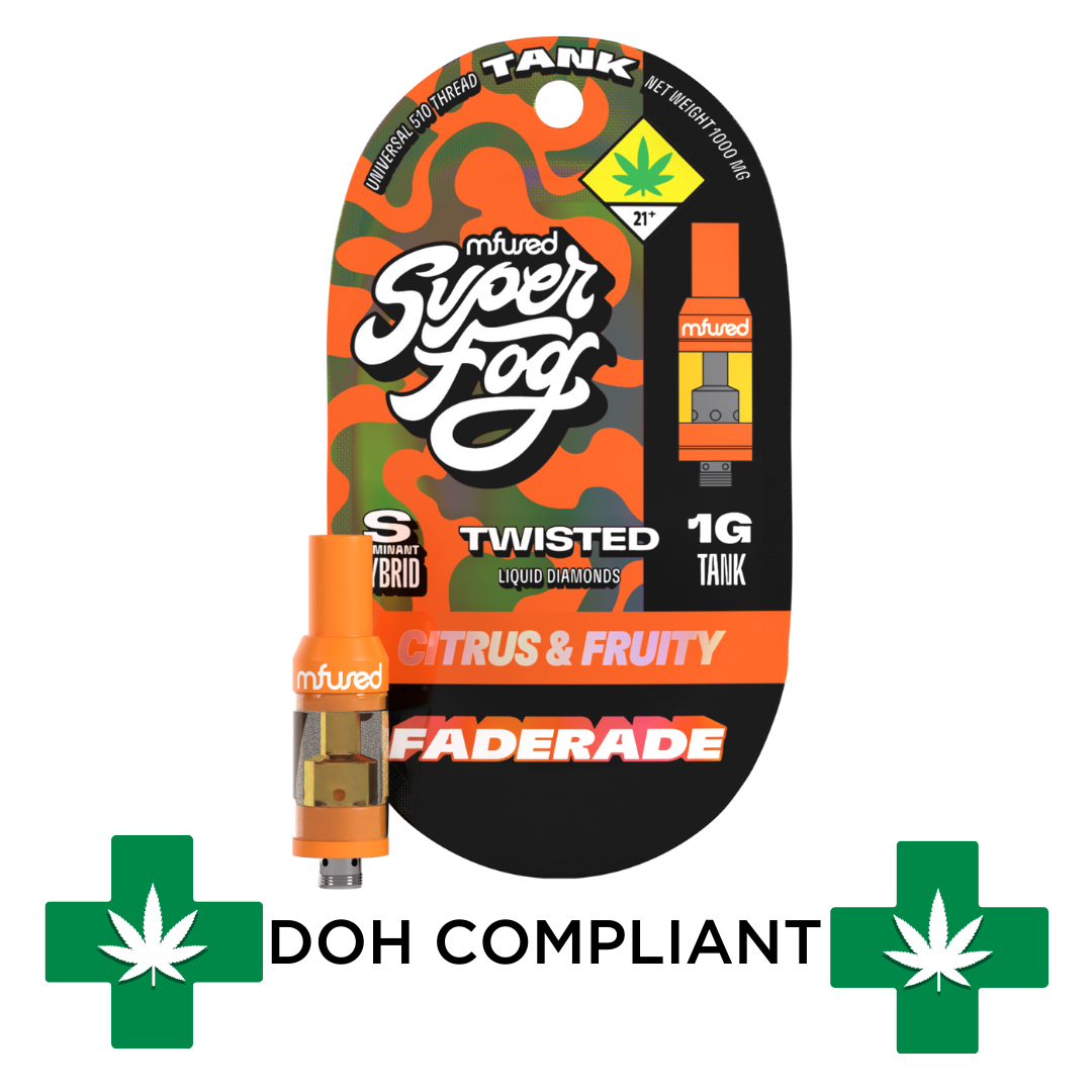 Photograph of product: DOH | Faderade Super Fog Twisted Cartridge | 1g