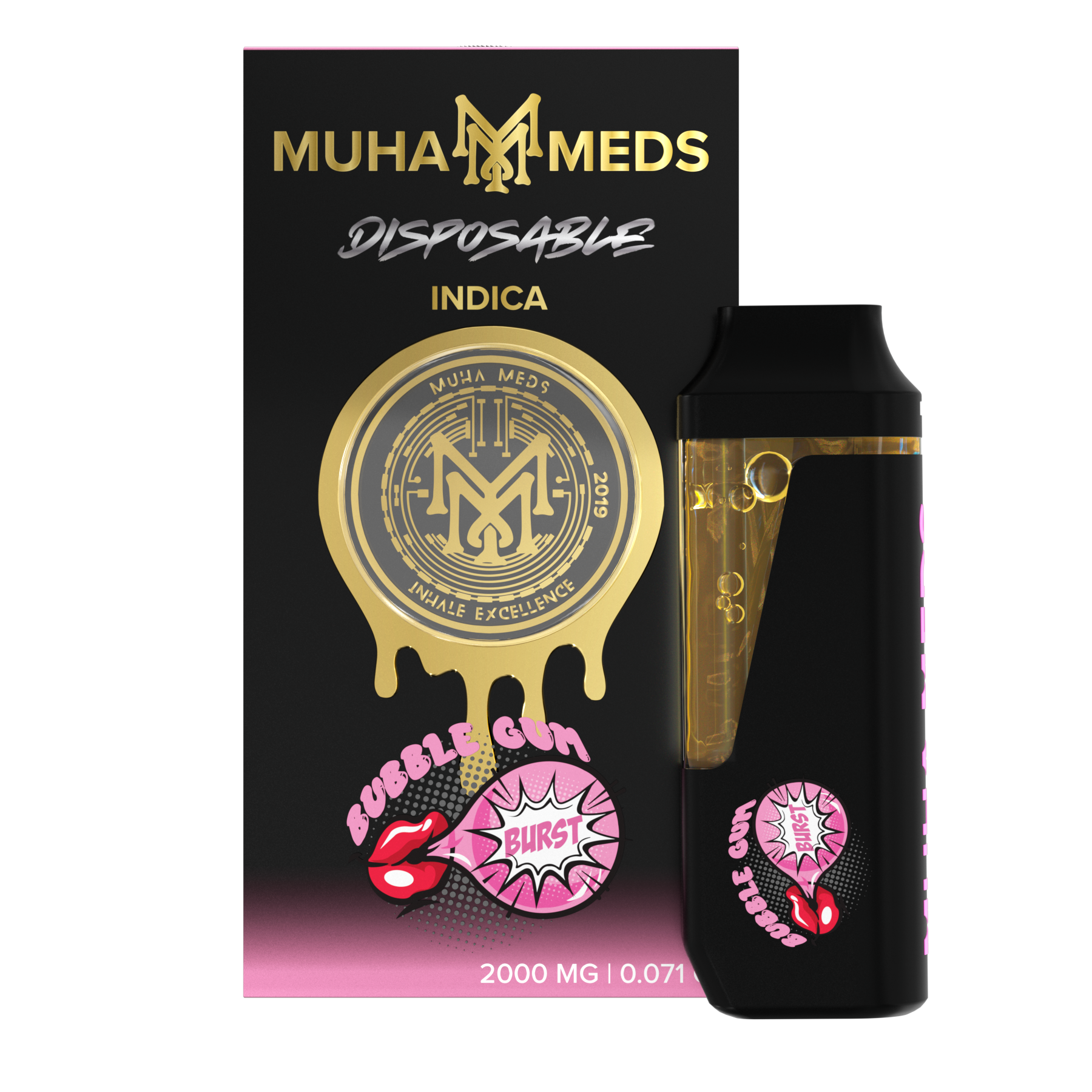Photograph of product: Muha Meds | Watermelon OG Disposable Vape