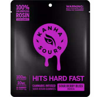 Photograph of product: Sour Berry Bliss | Solventless Rosin Gummy 10-Pack