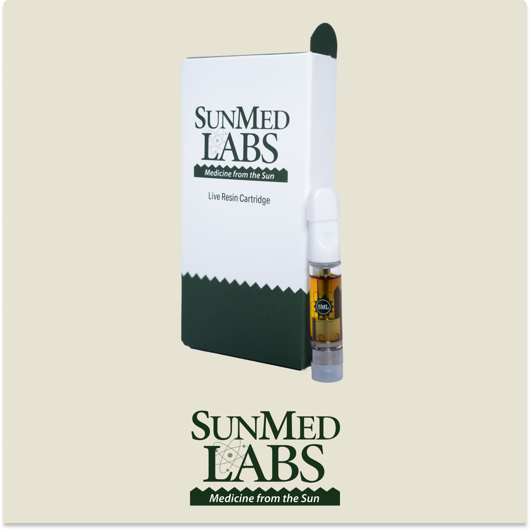 Photograph of product: Sunnies Wedding Cheesecake x Golden Pineapple Live Resin Cart