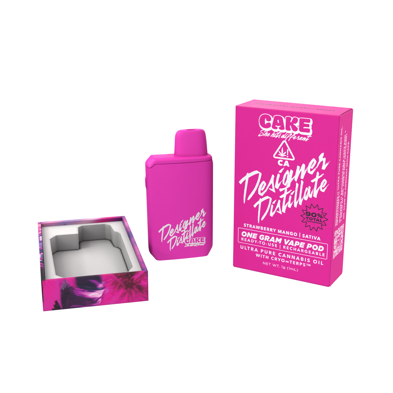 Photograph of product: CAKE - Blackberry Dream (Oui'd) All-In-One Vape