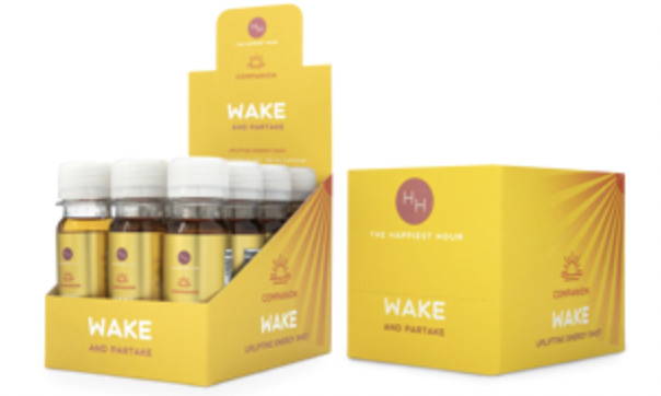 Photograph of product: THE HAPPIEST HOUR TERPENE SHOT - WAKE
