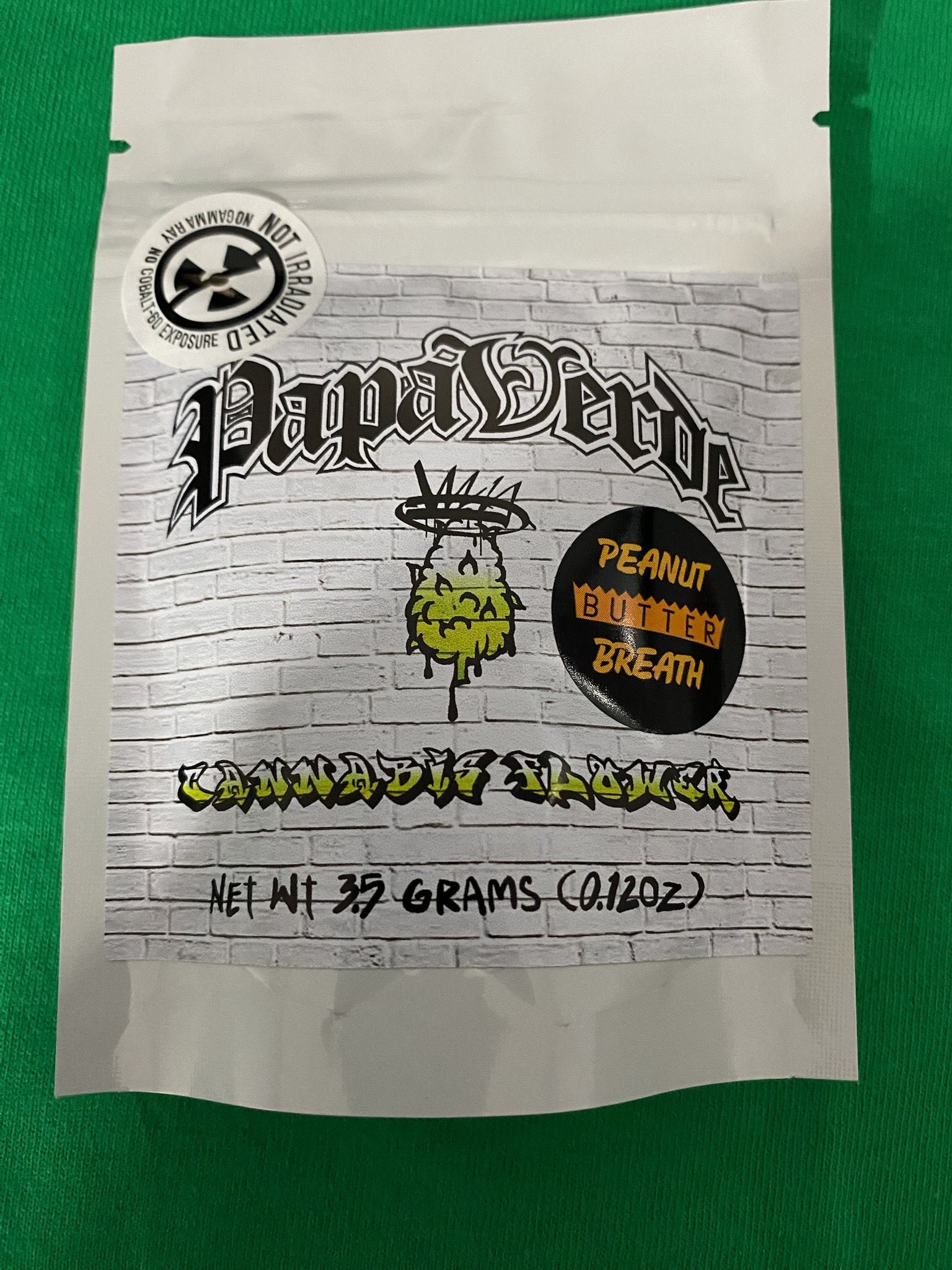 Photograph of product: Papa Verde- Peanut Butter Breathe - 3.5g