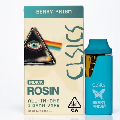 Photograph of product: LIVE ROSIN ALL-IN-ONE - BERRY PRISM (1G)