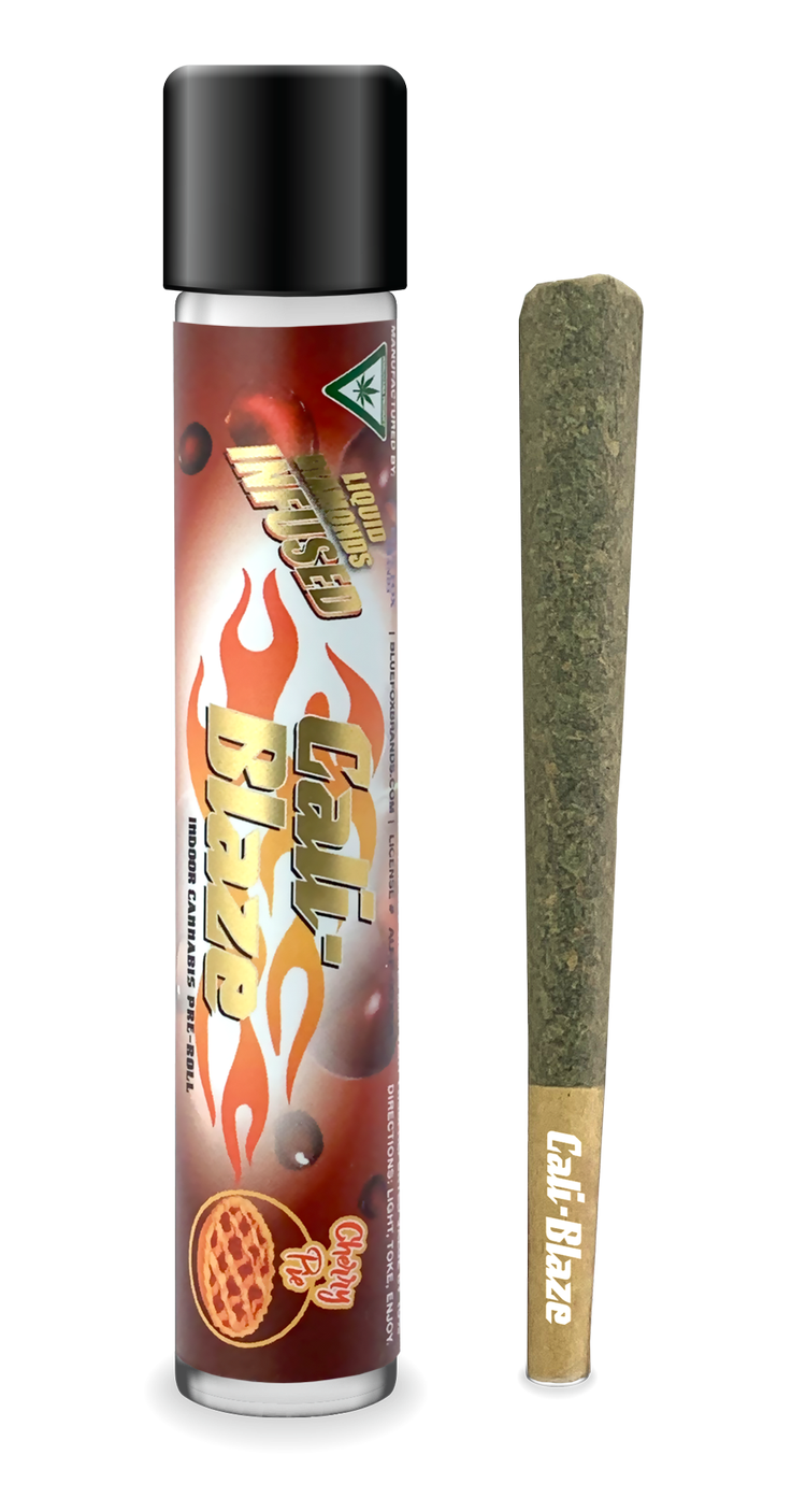 Photograph of product: Cherry Pie 1.2g Liquid Diamond Infused Pre-Roll