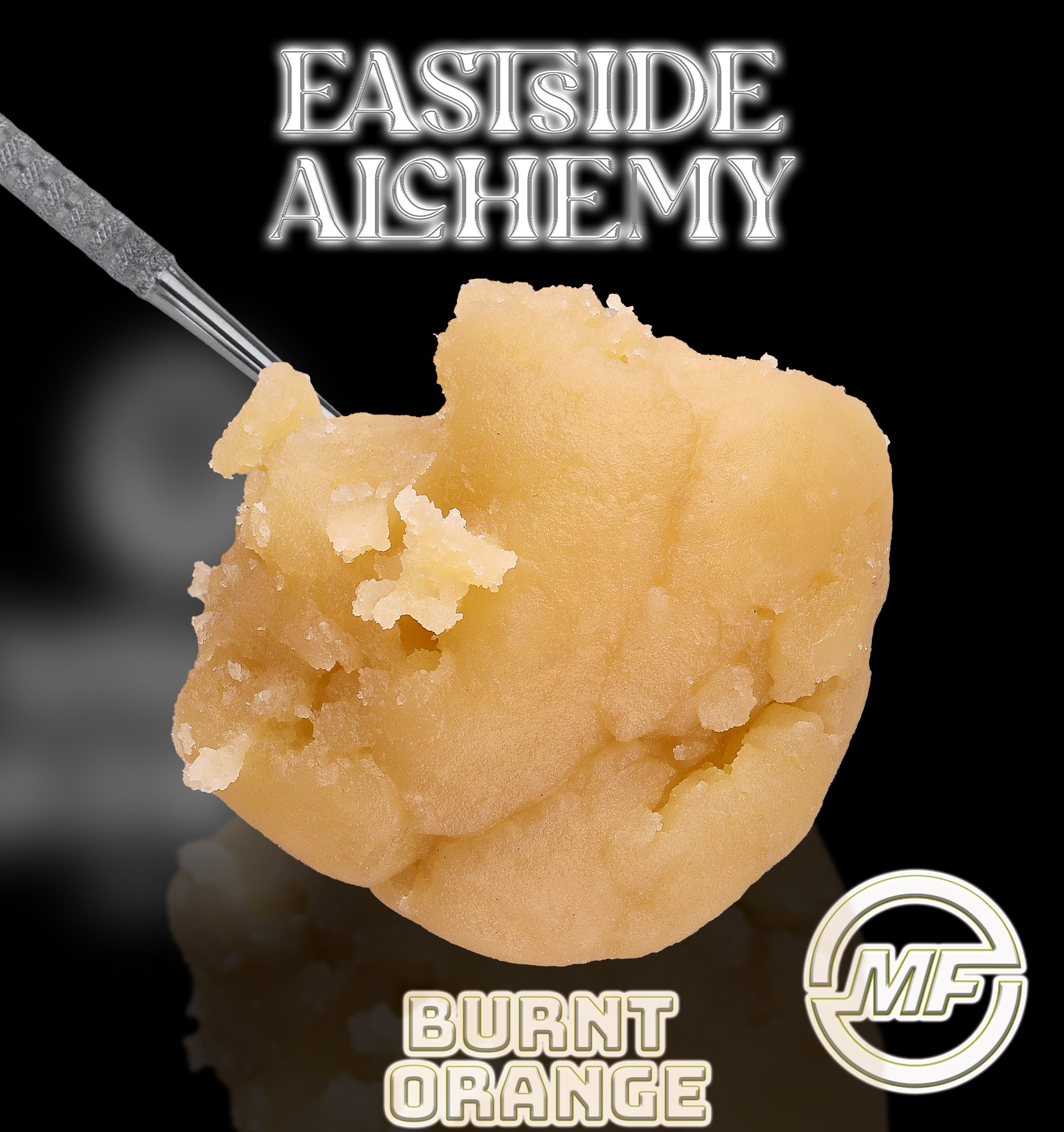 Photograph of product: Eastside Alchemy | Burnt Orange | Live au chocolat Rosin | 1g
