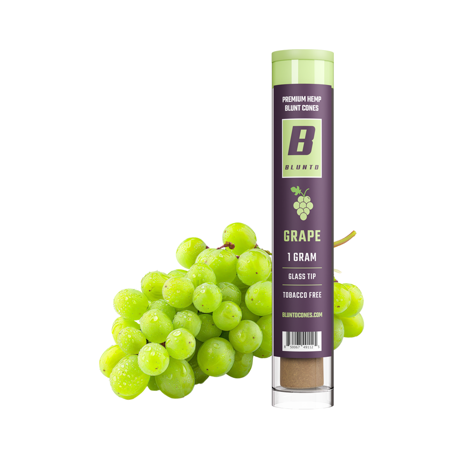 Photograph of product: Bluntd Hemp Wrap Cone - Grape