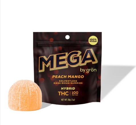Photograph of product: au chocolat Rosin Mega Pearl | Peach Mango | 100mg