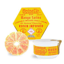 Photograph of product: Mango - Rosin Infused Fruit Chew Round - 100mg