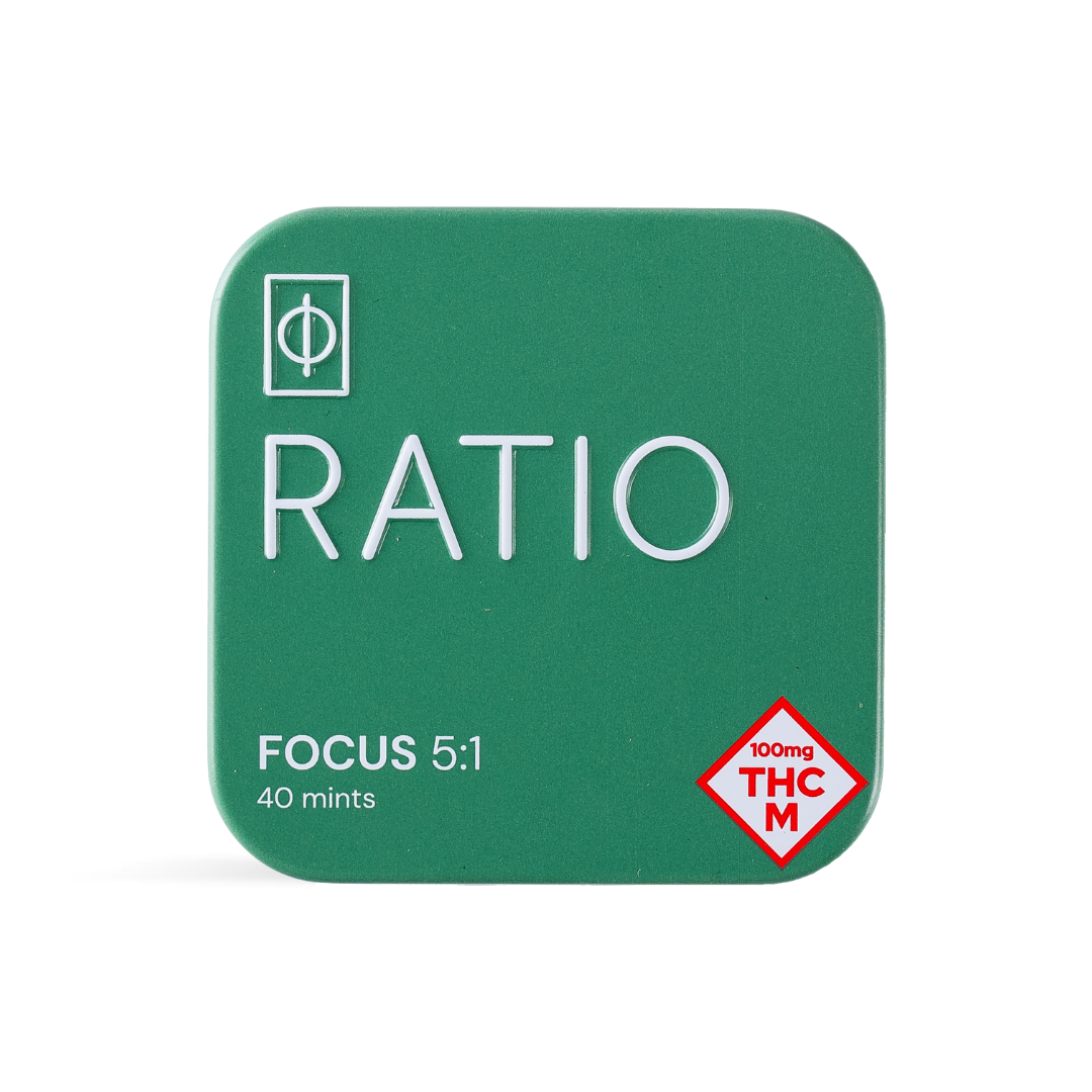 Photograph of product: Ratio | Microdose Mints | Focus 5:1 100mg