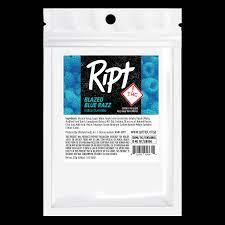 Photograph of product: Ript | Gummies | Blazed Blue Razz | Oui'd | 100mg