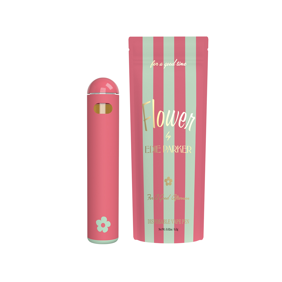 Photograph of product: Good Night Strawberry Bananza | 0.5g | Disposable Vape | Edie Parker
