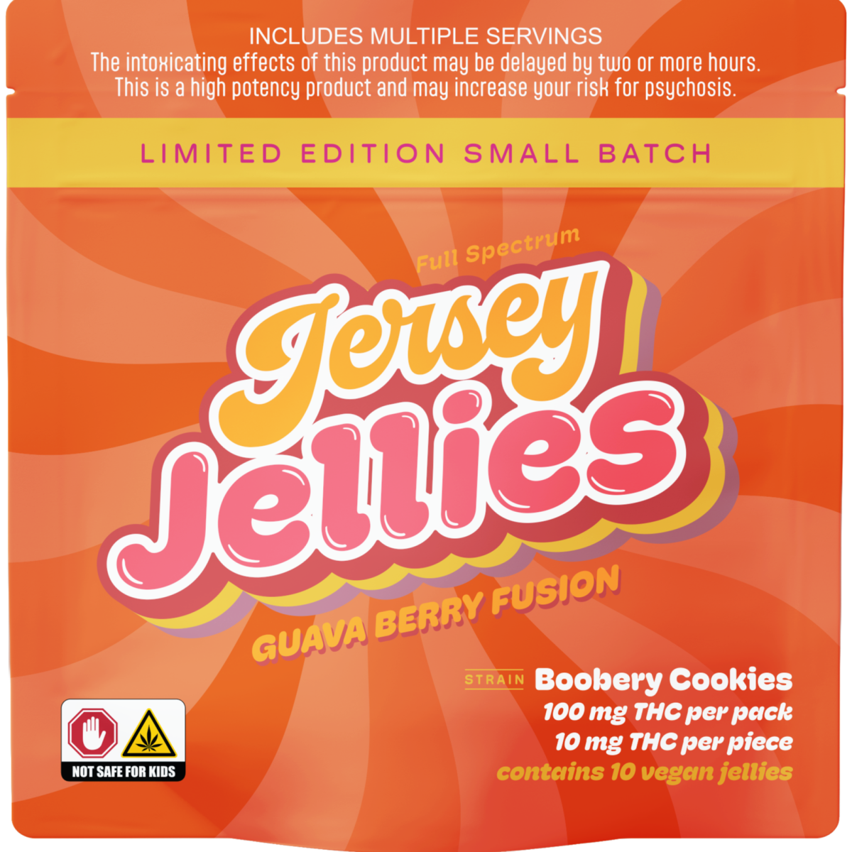 Photograph of product: Guava Berry Fusion (Strain: Booberry Cookies) | 10pk Soft Lozenges