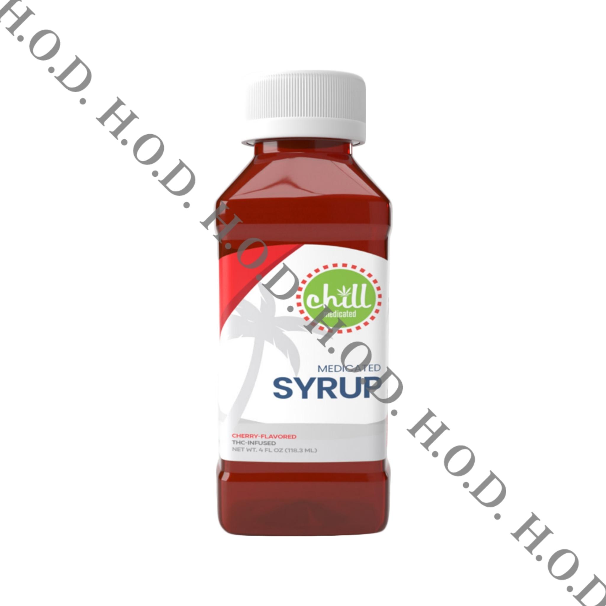 Photograph of product: Chill Medicated Cherry TH-oui Syrup 200mg