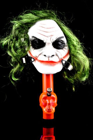 Photograph of product: Smoking Accessories - Joker Gas Mask Acrylic Water Pipe - WP3073