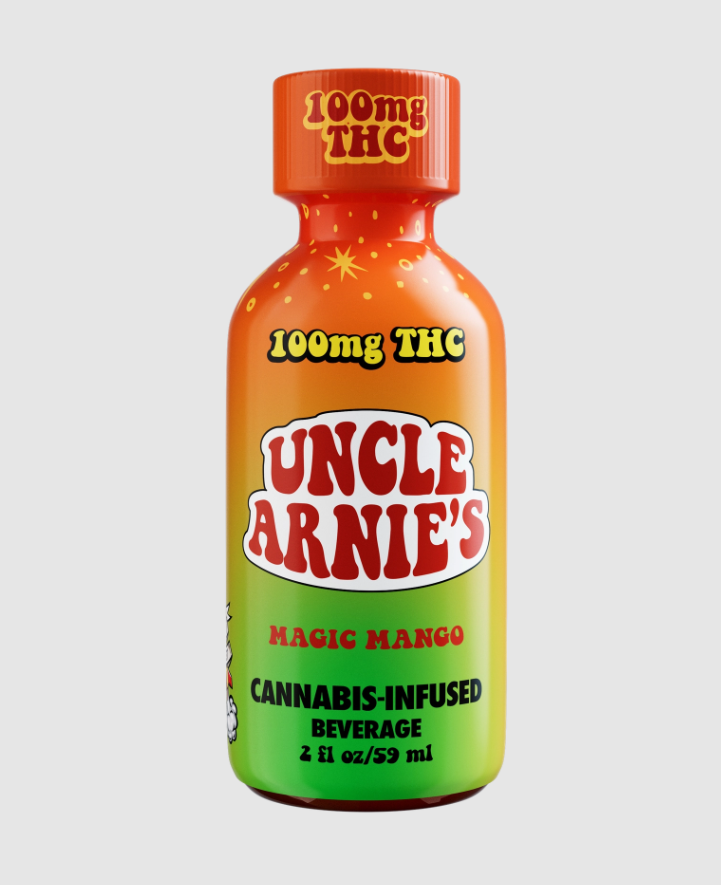 Photograph of product: Uncle Arnie's: Magic Mango Shot 100mg