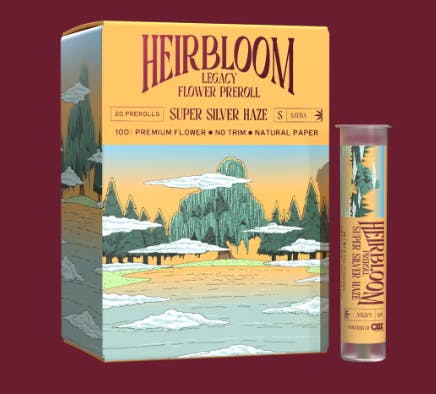 Photograph of product: Super Silver Haze | .75g Preroll - 