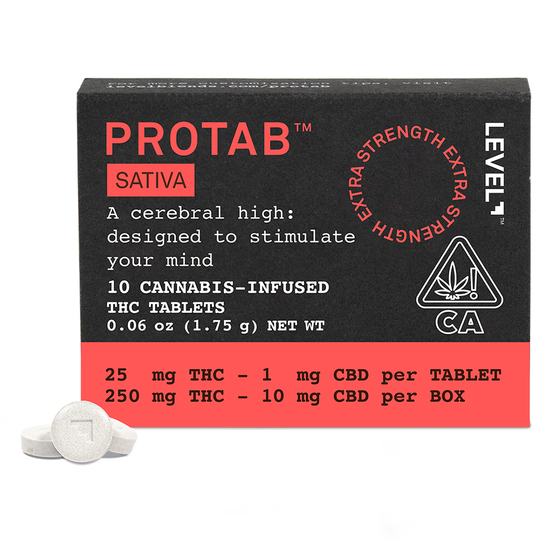 Photograph of product: Level - Oui'd Protab Tablets 250mg
