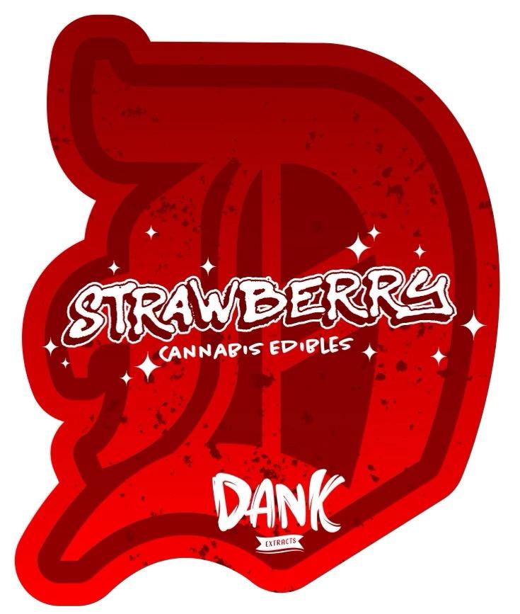 Photograph of product: Dank Gummies 200mg Orange