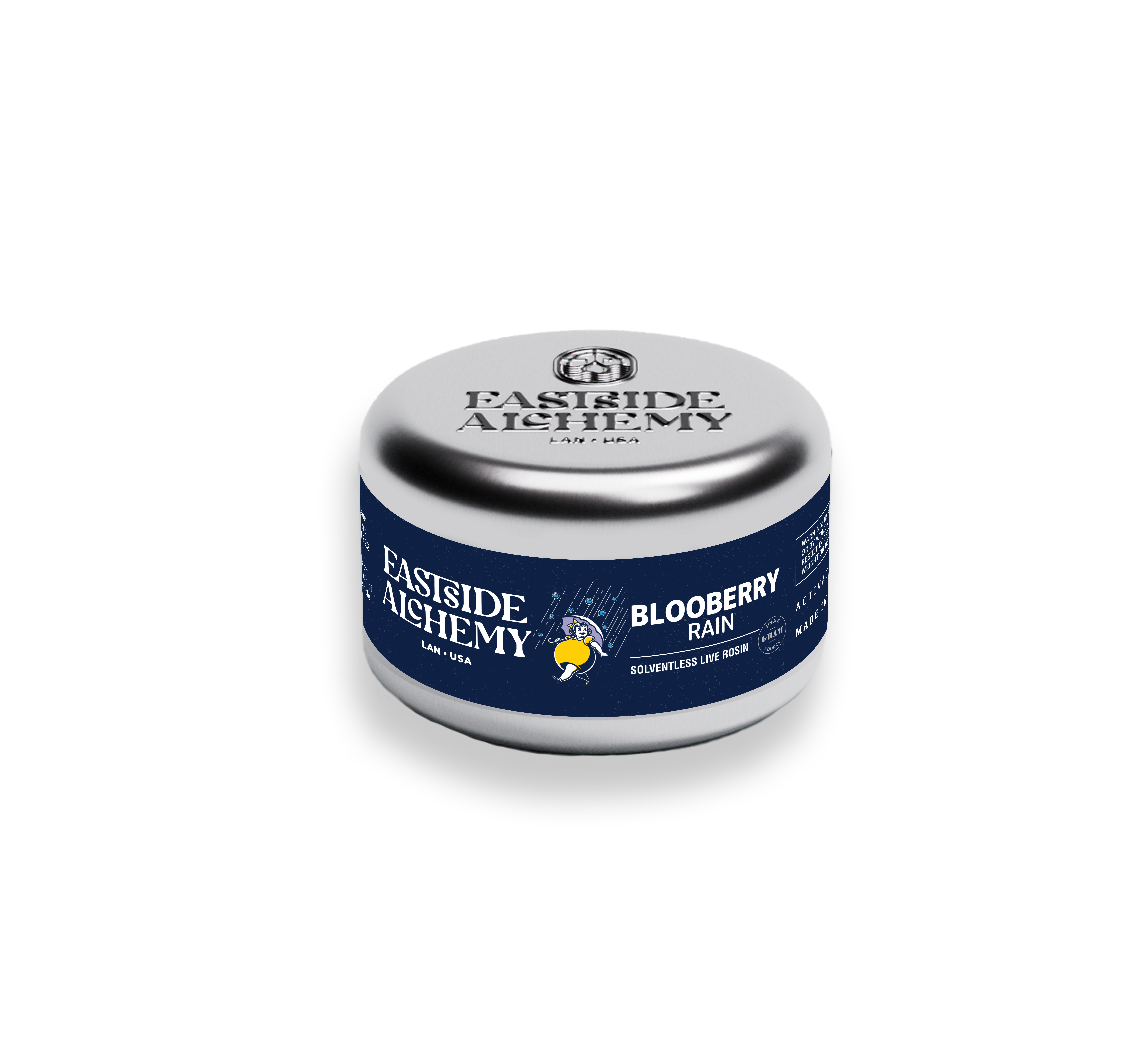 Photograph of product: Eastside Alchemy - Blooberry Rain Live au chocolat Rosin 1g