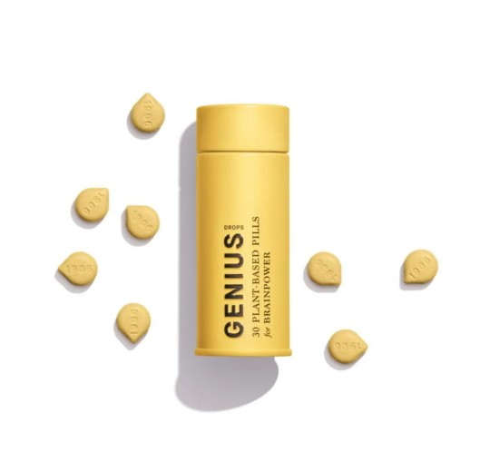 Photograph of product: 1906 | Genius Drops Tin | 30 Pills | 75mg