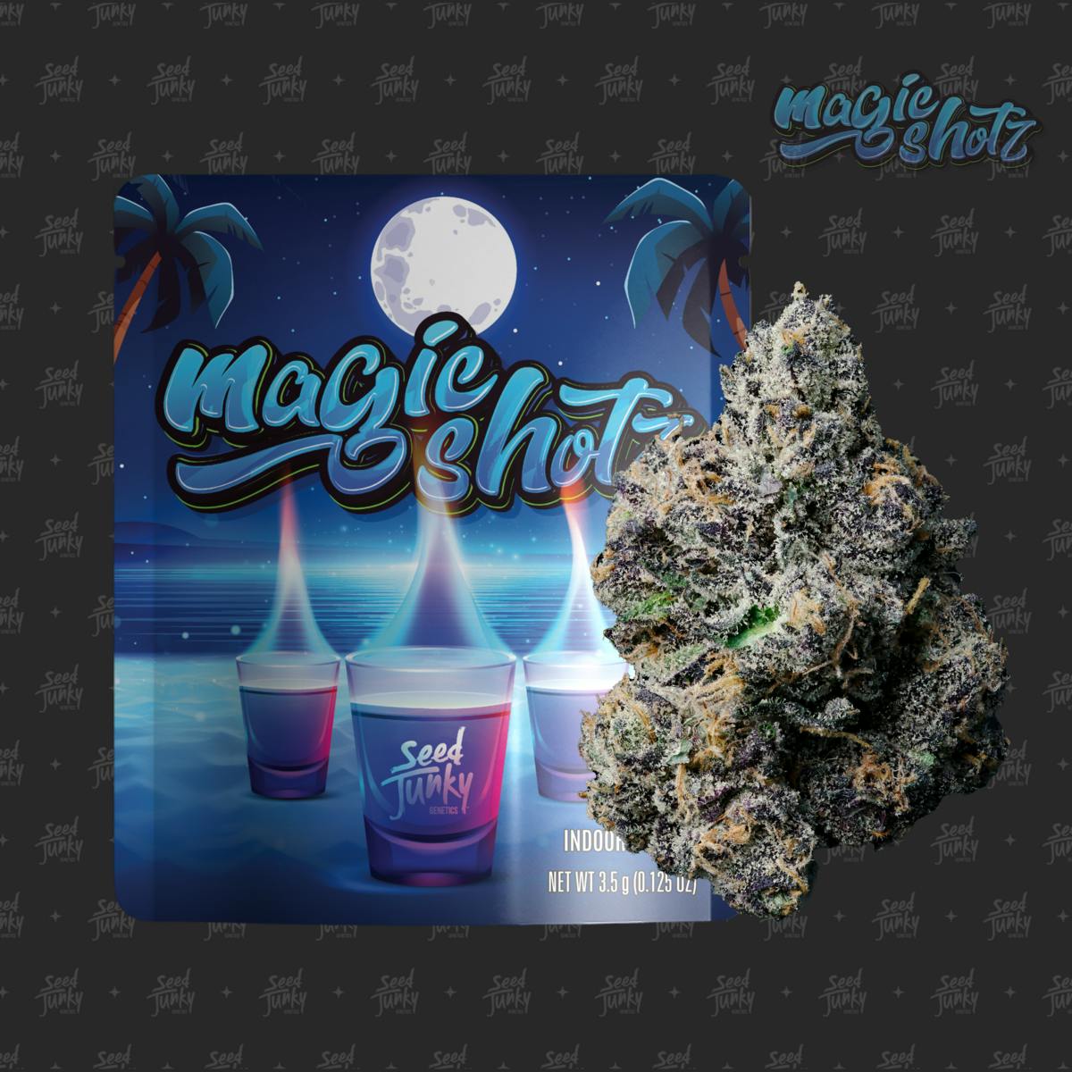Photograph of product: Seed Junky MAGIC SHOTZ - 3.5g