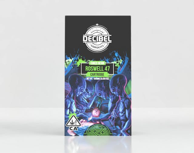 Photograph of product: Roswell 47 | 1g Cured Resin Cartridge