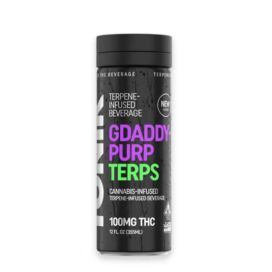 Photograph of product: S. Tonik 100mg Terpene Infused TH-oui Beverage - GDaddy Purp Terps - 