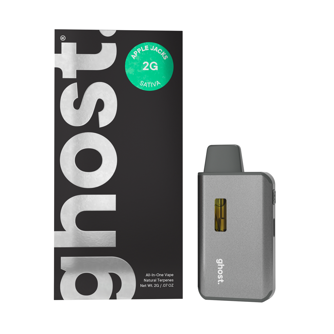 Photograph of product: GHOST | APPLE JACKS | AIO VAPE | 2G