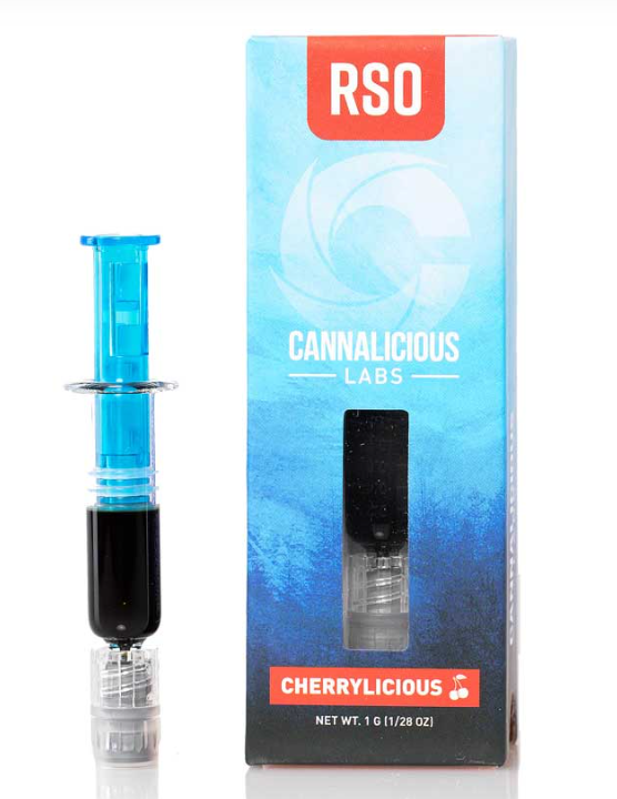 Photograph of Product: Cannalicious - RSO Dart 1g - Cherrylicious