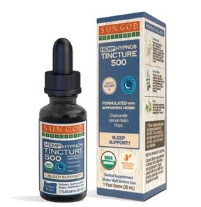 Photograph of product: Sun God | Hypnos CBD Tincture