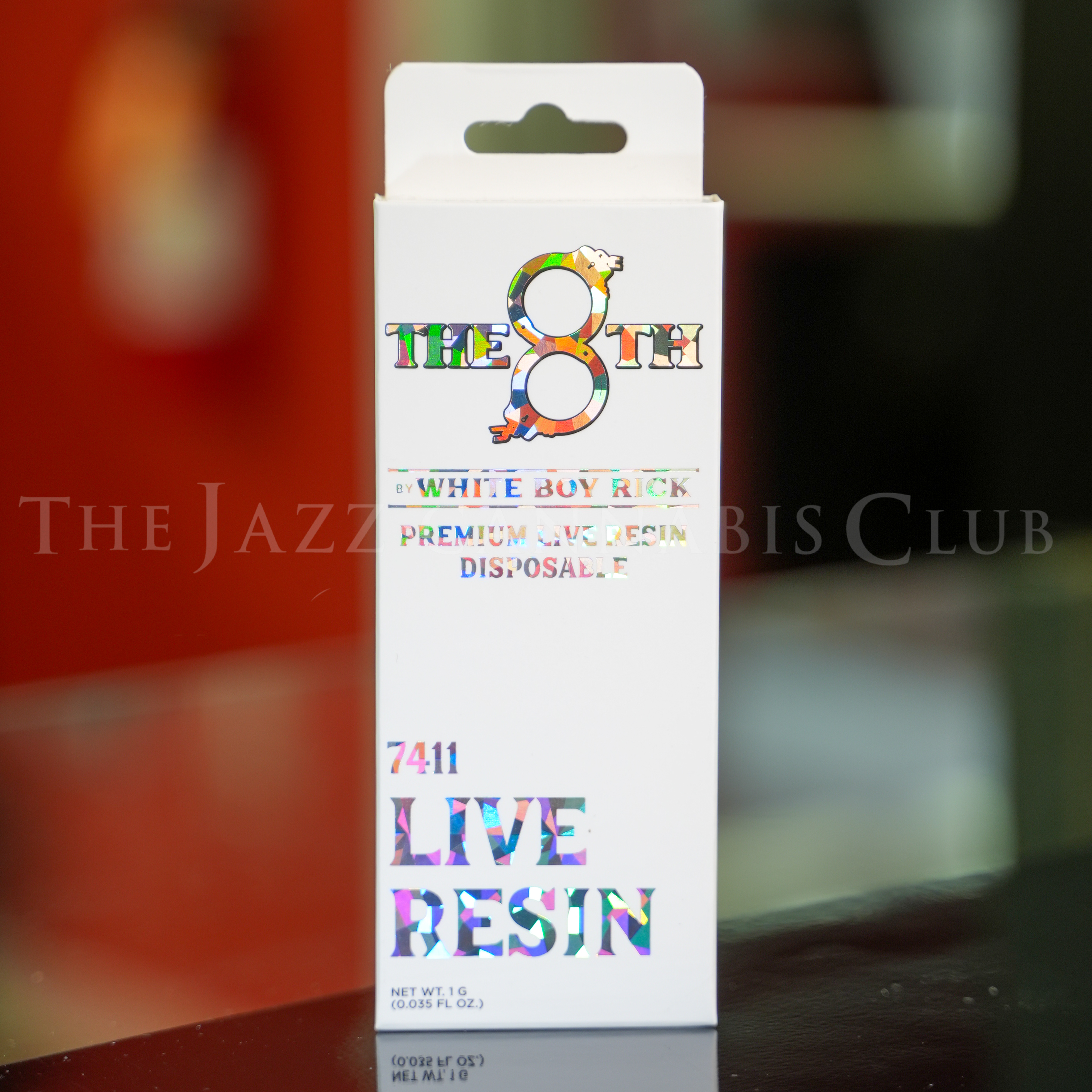 Photograph of product: The 8th White Boy Rick - 7411 Oui'd Live Resin Disposable Vape
