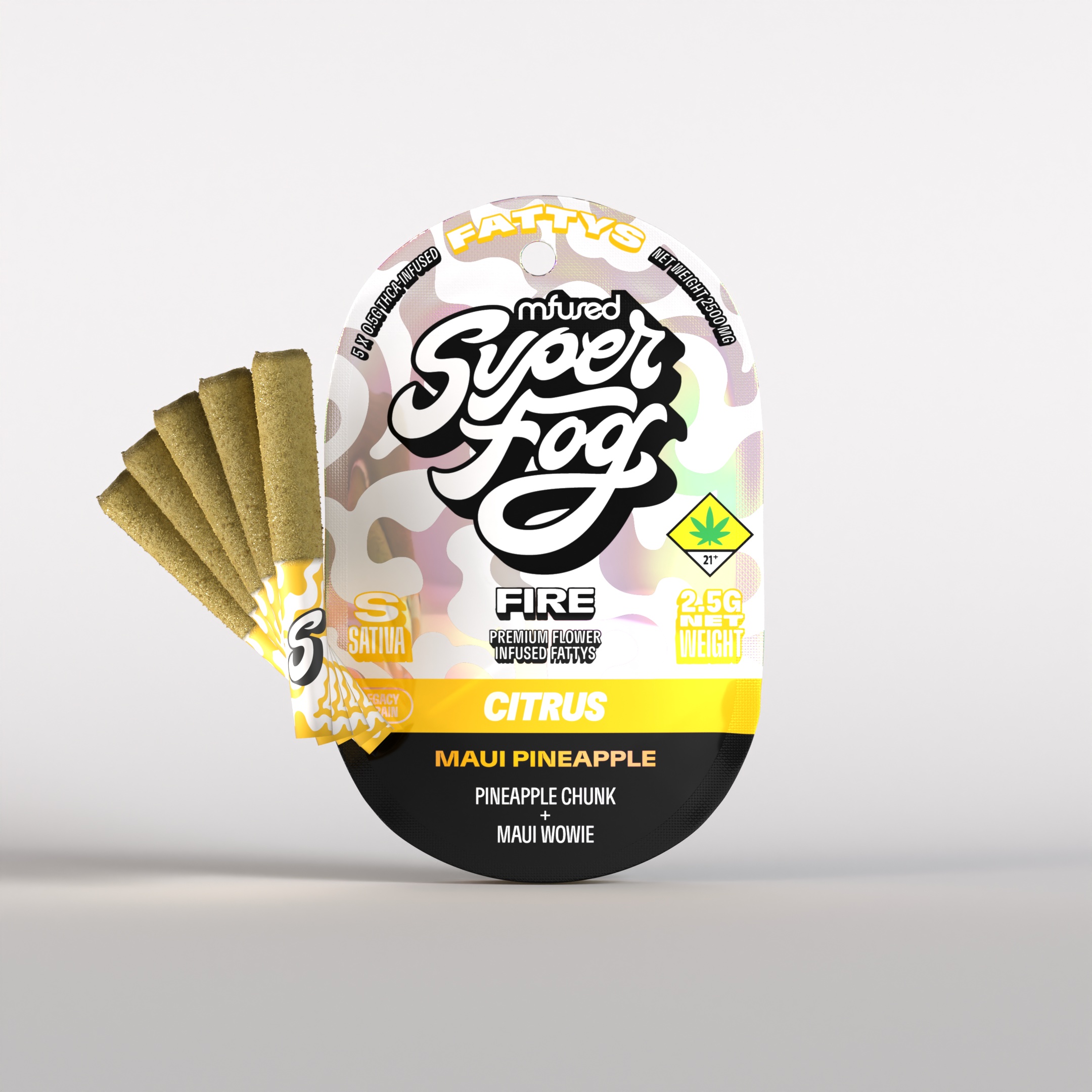 Photograph of product: Maui Pineapple | Infused Fattys 5pk