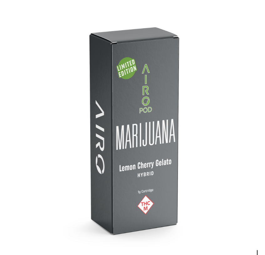 Photograph of product: 1g AiroPod Vape | Lemon Cherry Gelato